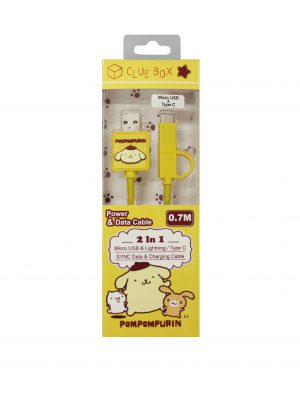 2-In-1 Sync Data and Charging Cable - Pompompurin (Type C)