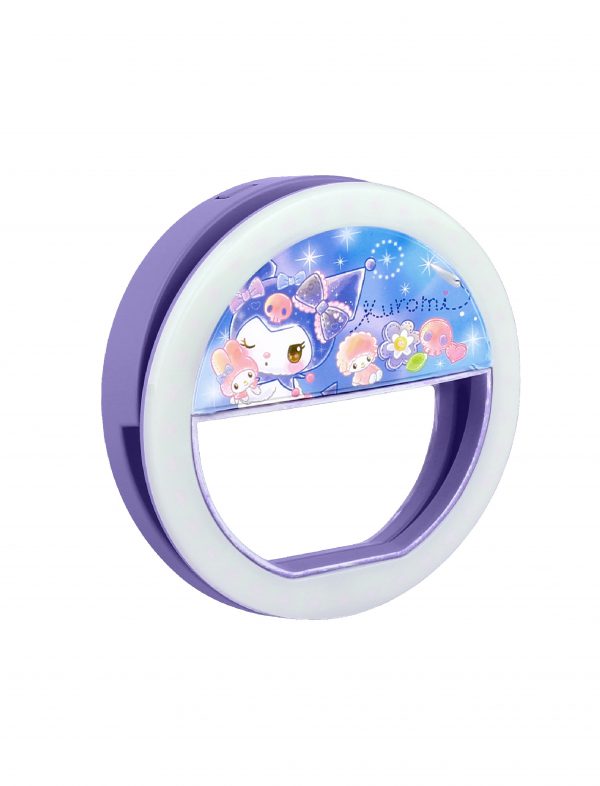 Portable Clip-On Selfie Circle Light - Kuromi