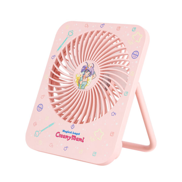 Ultra-thin Desktop Cooling Fan - Pink - Image 2