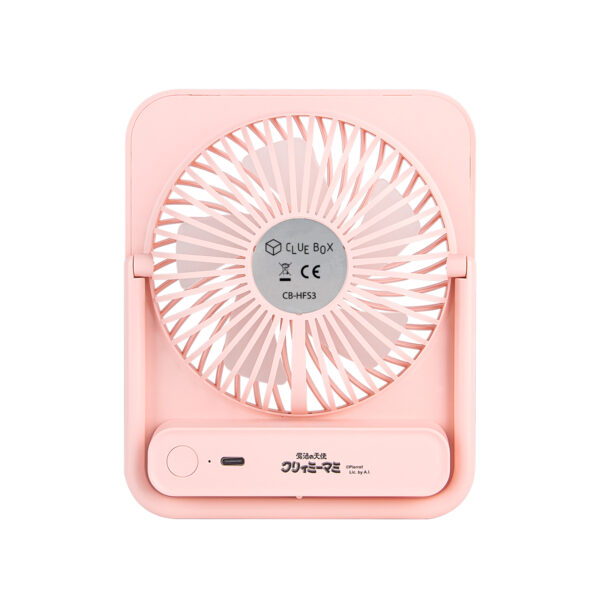 Ultra-thin Desktop Cooling Fan - Pink - Image 4