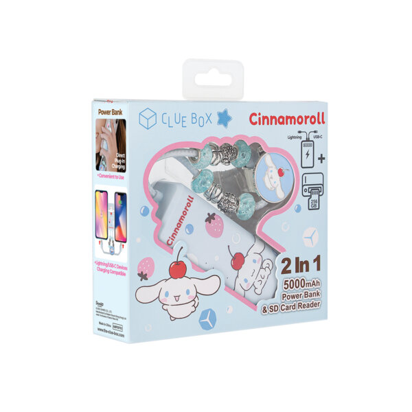 2 in 1 – 5000mAh Power Bank & Card Reader - Cinnamoroll - Image 5