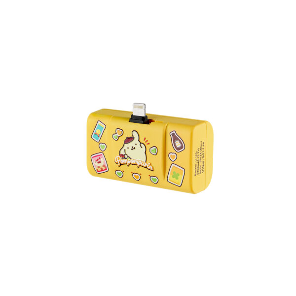6800mAh Direct Plug-in Power Bank(USB-C/ Lightning & USB-C Dual Charging)- Pompompurin - Image 3
