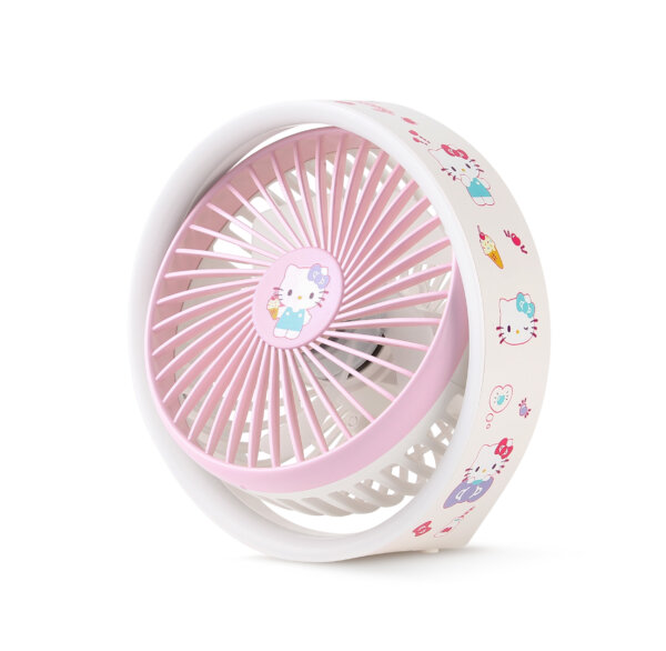 Desktop Fan with Light - Hello Kitty