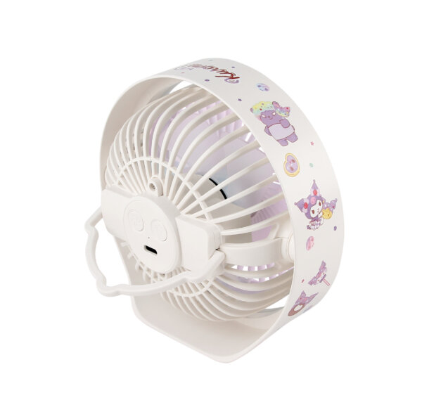Desktop Fan with Light - Kuromi - Image 2