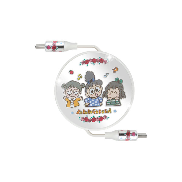 Retractable USB-C Data Sync/ Charging Cable - RURURUGAKUEN - Image 2
