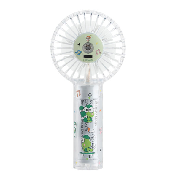 Double Blade Transparent Portable Fan - Kerokerokeroppi - Image 3