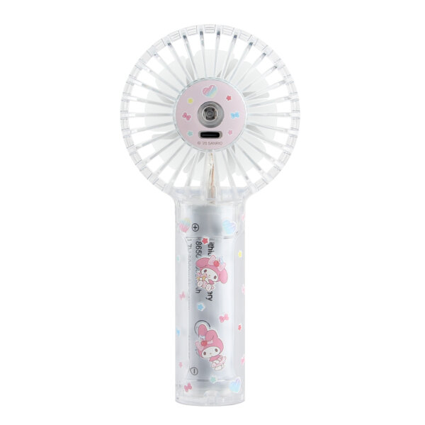 Double Blade Transparent Portable Fan - My Melody - Image 3