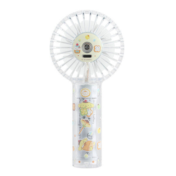 Double Blade Transparent Portable Fan - Pompompurin - Image 3