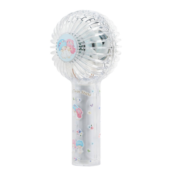 Double Blade Transparent Portable Fan - Little Twin Stars - Image 2
