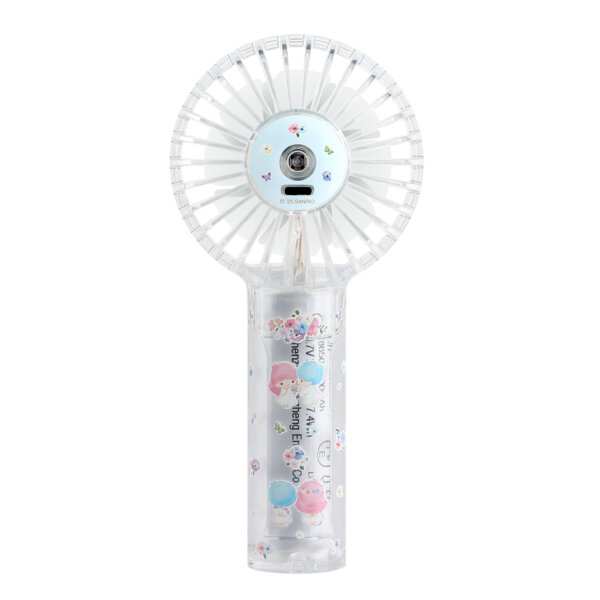 Double Blade Transparent Portable Fan - Little Twin Stars - Image 3
