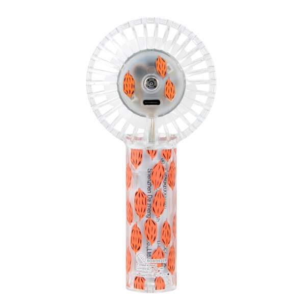 Double Blade Transparent Portable Fan - (Nordezer)Peanuts - Image 3