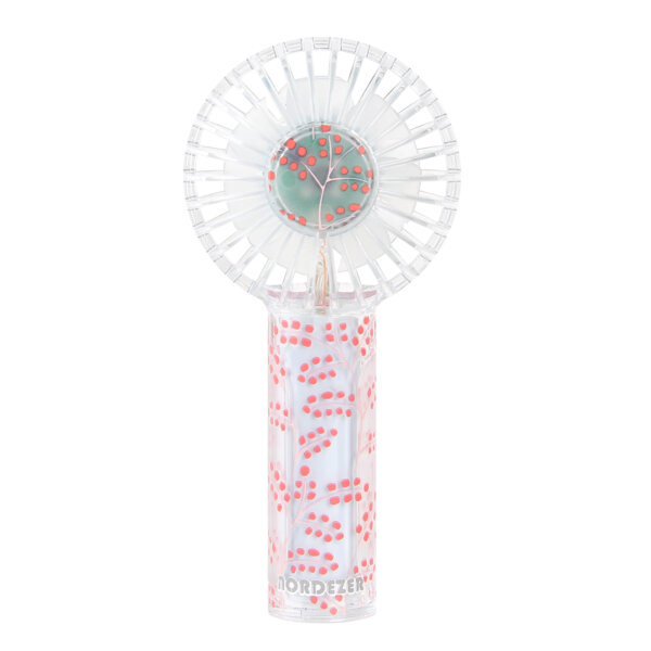 Double Blade Transparent Portable Fan - (Nordezer)Polkaberries - Image 2