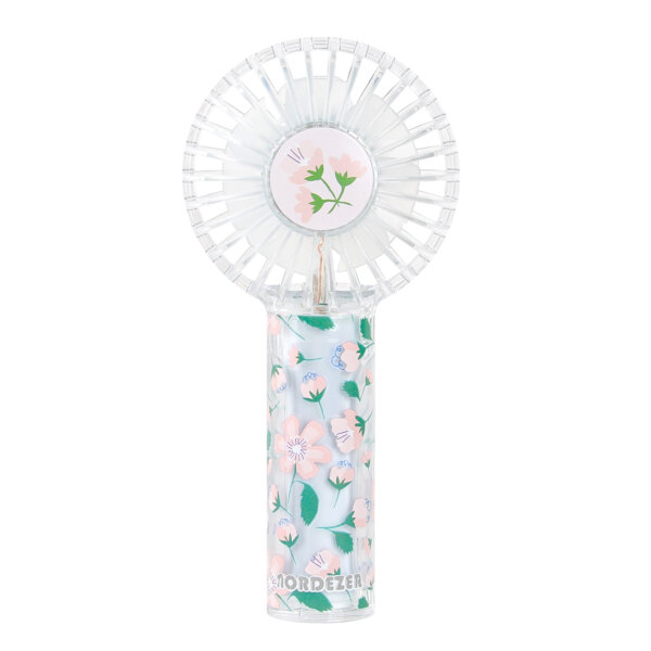 Double Blade Transparent Portable Fan - (Nordezer)Springtime - Image 2