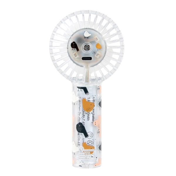 Double Blade Transparent Portable Fan - (Nordezer)Tweety - Image 3