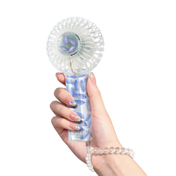 Double Blade Transparent Portable Fan - (Nordezer)Seed - Image 5