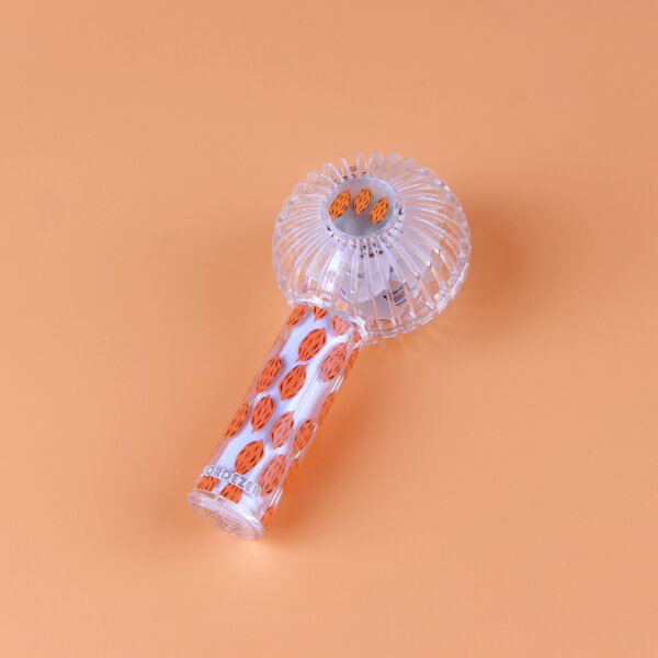 Double Blade Transparent Portable Fan - (Nordezer)Peanuts
