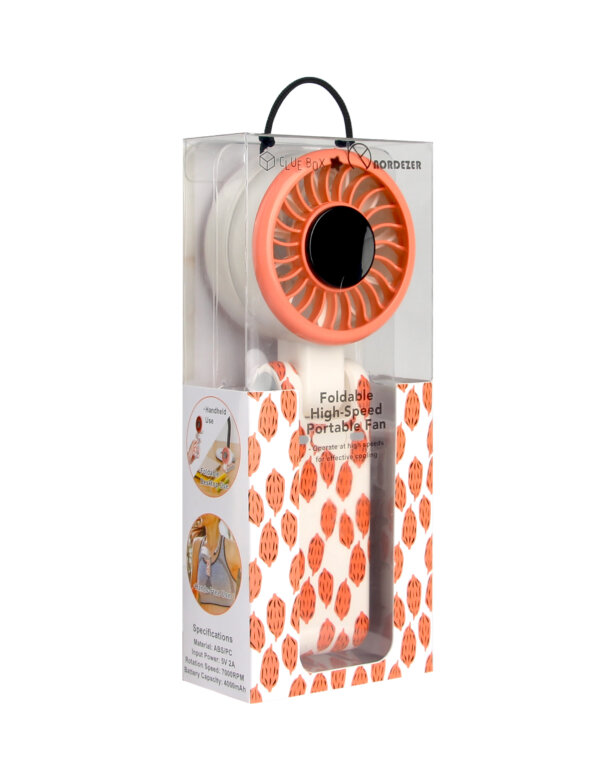 Foldable High-Speed Portable Fan - （Nordezer)Peanuts - Image 4