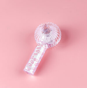 Double Blade Transparent Portable Fan - (Nordezer)Polkaberries