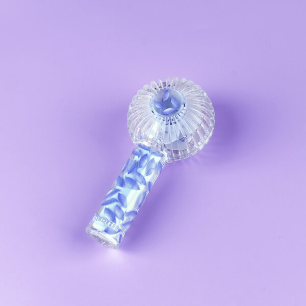 Double Blade Transparent Portable Fan - (Nordezer)Seed