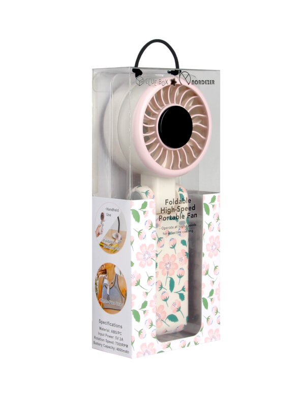 Foldable High-Speed Portable Fan - (Nordezer)Springtime - Image 4