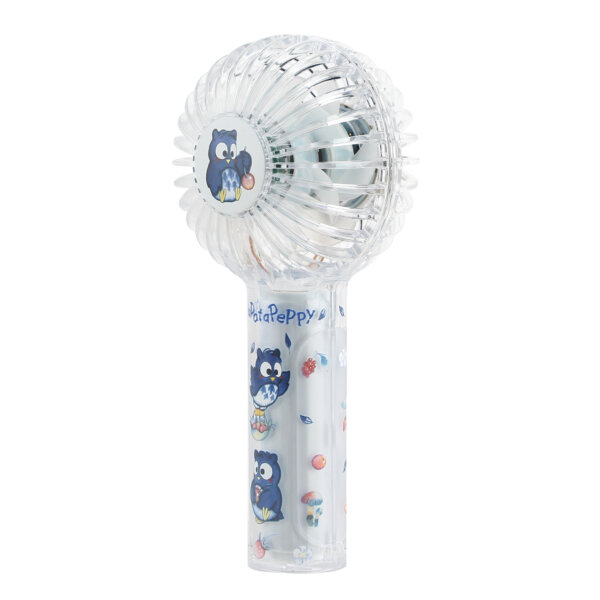 Double Blade Transparent Portable Fan - PataPataPeppy - Image 2